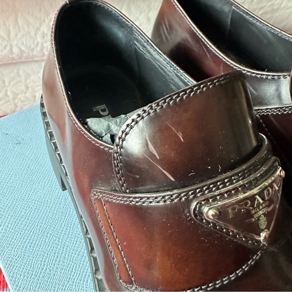 Prada Triangle Logo Loafers - Picture 6 of 12